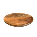 Bord rond handgemaakt mango hout ø 20 hg 1,5cm