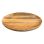 Bord rond handgemaakt mango hout ø 31 hg 2 cm