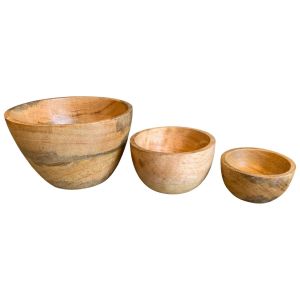 Bowl ø9 hg 5 cm Hout