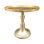 Cake stand on feet aluminium hg 26 ø 25 cm gold finish