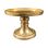 Cake stand on feet hg 10 ø 16 cm gold finish