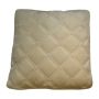 Cushion velvet beige square 50x50cm