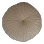 Cushion velvet beige with gold thread ø40cm round