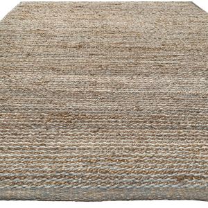 Kleed wol jute grijs Naturel 200x300cm