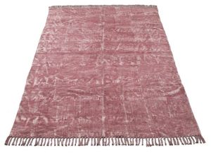 Rug block print pink 120x180cm