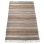 Rug braided jute wool PET natural cognac 160x230cm