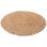 Rug braided natural jute round 90cm