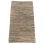 Rug recycled leather woven beige with accent gold 160x230cm