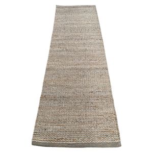 Kleed loper wol, jute Beige Naturel 80x240cm